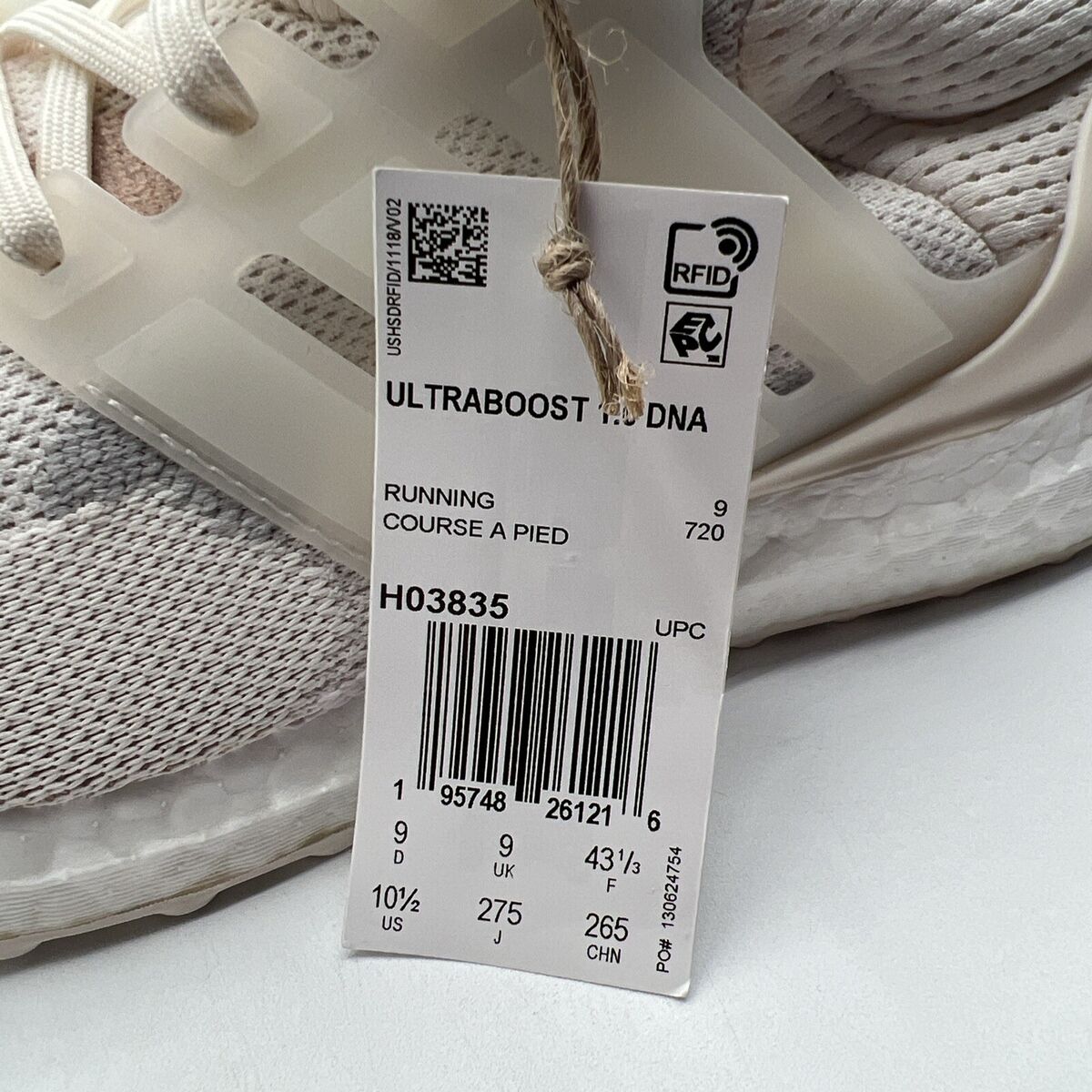 Adidas Women's Ultraboost 1.0 DNA Running Size 10.5 White
