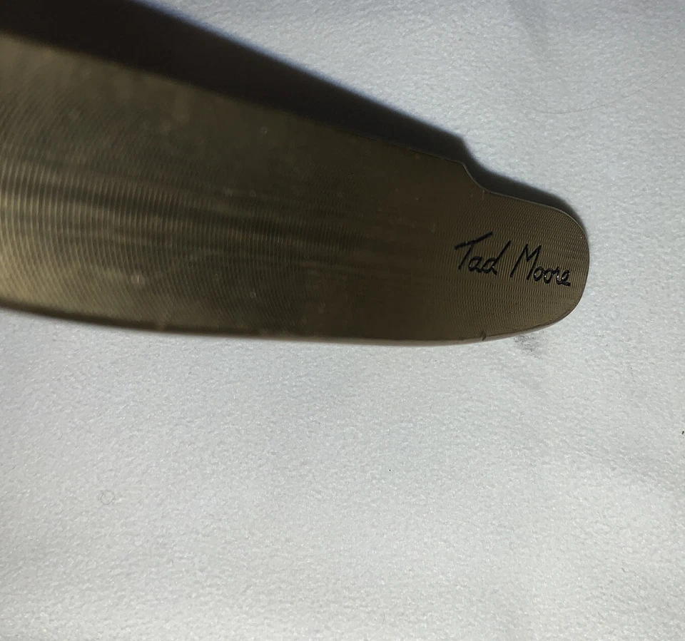 Tad Moore Pro Series Pro 1XB Milled Gold Finish Putter🔥Collectors Dream Rare - Image 4 of 4