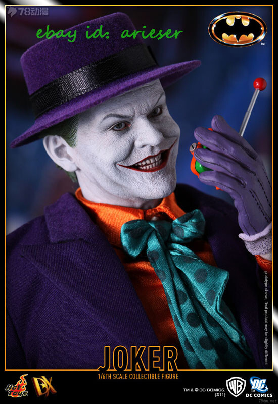 Hot Toys 1/6 Dx08 The Joker 1989 Edition Action Figure New
