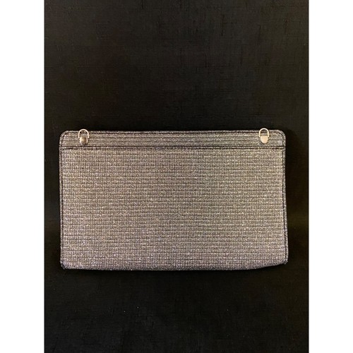 Sac à main pochette nœud strass argent super étincelant par INC International - Photo 7/7