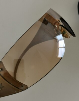 Christian Dior SKI6 VA3 Vintage Braun mit Goldbraunem Bügel Rar Sammler 