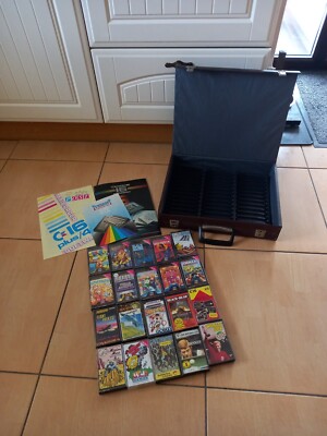 20x Vintage Commodore C16 plus 4 Rockman Cave Fighter Spiele Konvolut Spectipede