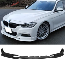 Fits 12-18 BMW F30 3-Series M-Tech M Sport E Style Front Bumper Lip Spoiler PU