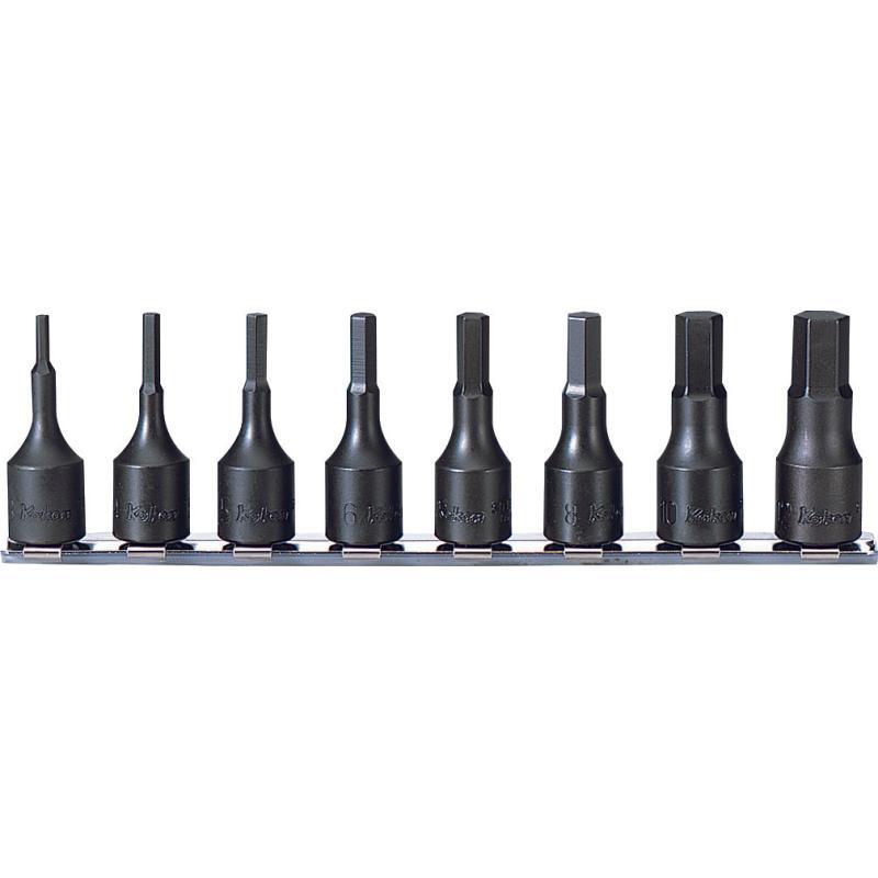 コーケン3/8ヘックスソケット セット*Ko-ken RS3012M/8-L52 Koken RS3012M/8-L52 3/8 Sq. Dr. Bit Socket set 3mm-12mm Hex