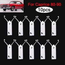 For 80-90 Caprice WIDE Chrome Fender Door Quarter Trim Molding Clip Retainer 10X