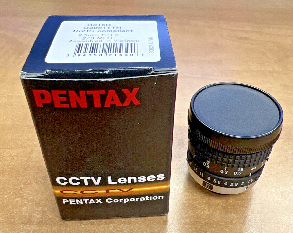 Pentax C815B CCTV Lense 8.5mm F/1.5 2/3 MI C *New in Box* | eBay
