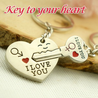 Mother's Day, Key to my heart keychains Pramid Candle , 6 '' high x 5.5'' x 5.5''  