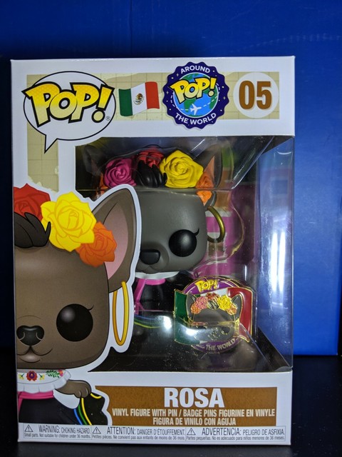 Funko Pop! Around The World: Rosa (Mexico) New In Hand MINT w/pin | eBay