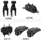 For 2000-2005 Chevy Impala 1998-2005 Monte Carlo 3.8L 6 Pcs Engine Motor Mounts