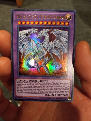 Neo Blue-Eyes Ultimate Dragon MVP1-EN001 The Dark Side of Dimensions Movie Pack - Picture 1 of 2