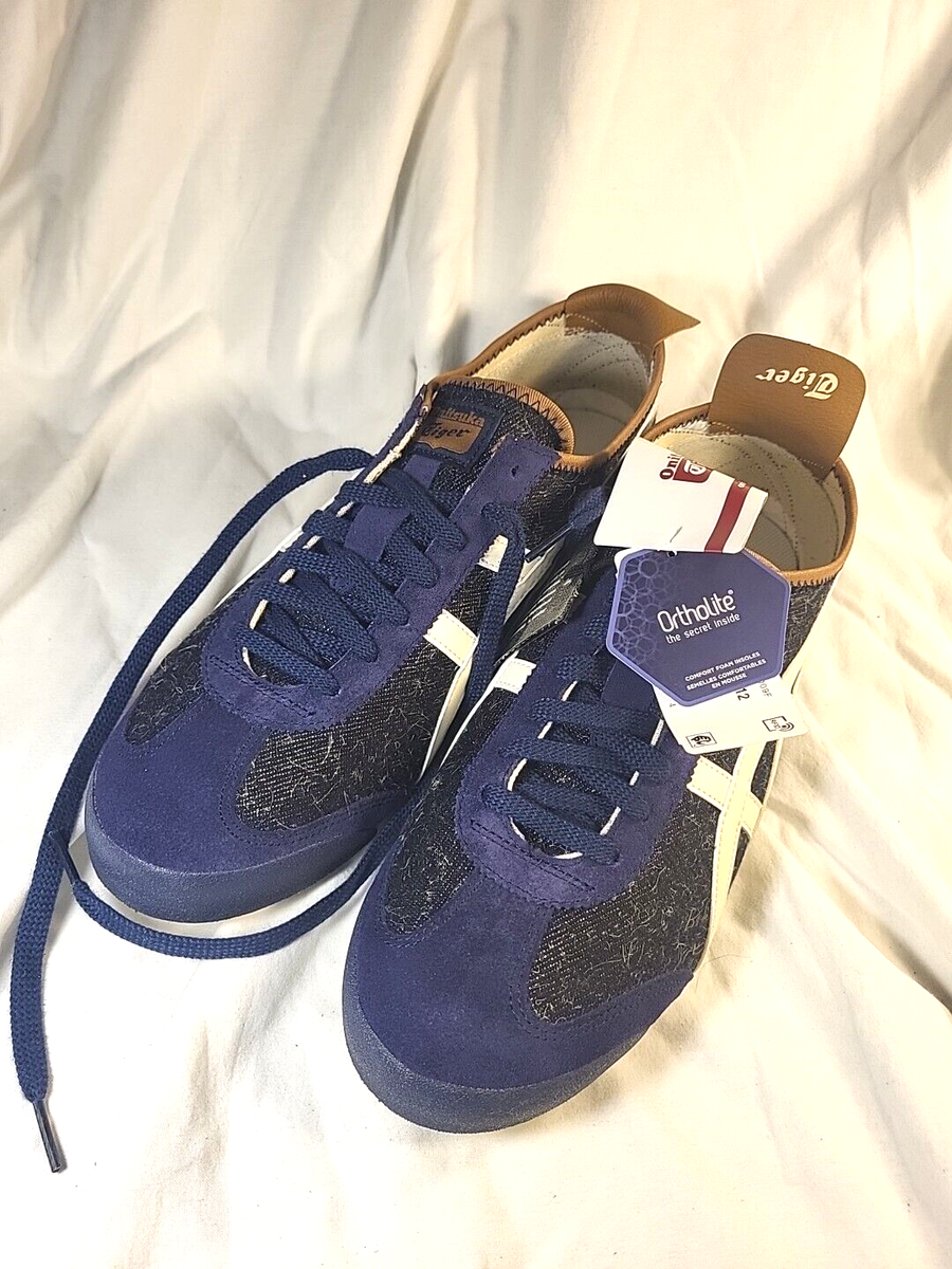 Onitsuka Tiger, Mexico '66, Mens US Size 12, Indigo Denim White, 1183A521, Asics Onitsuka Tiger, Mexico '66, Mens US Size 12, Indigo Denim White, 1183A521, Asics