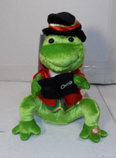 Gemmy Animated Christmas Dancing Frog Sings Deck The Halls