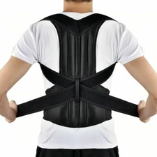 Waist Support Corrector Brace Men/Women Posture Back Lumbar Shoulder Belt Girdle