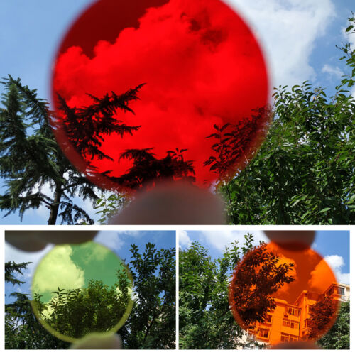 Red dimmer Filter Glass Optical lens For Rolleiflex/Rolleicord Bay I - Picture 2 of 11