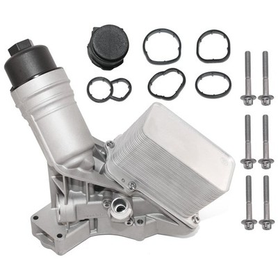 3.0L Aluminum Engine Oil Cooler Filter For BMW 340i 440i 540i X3 X4 11428583895