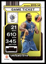 SOFOKLIS SCHORTSANITIS 2025-26 Panini Contenders EuroLeague Game Ticket Red #54