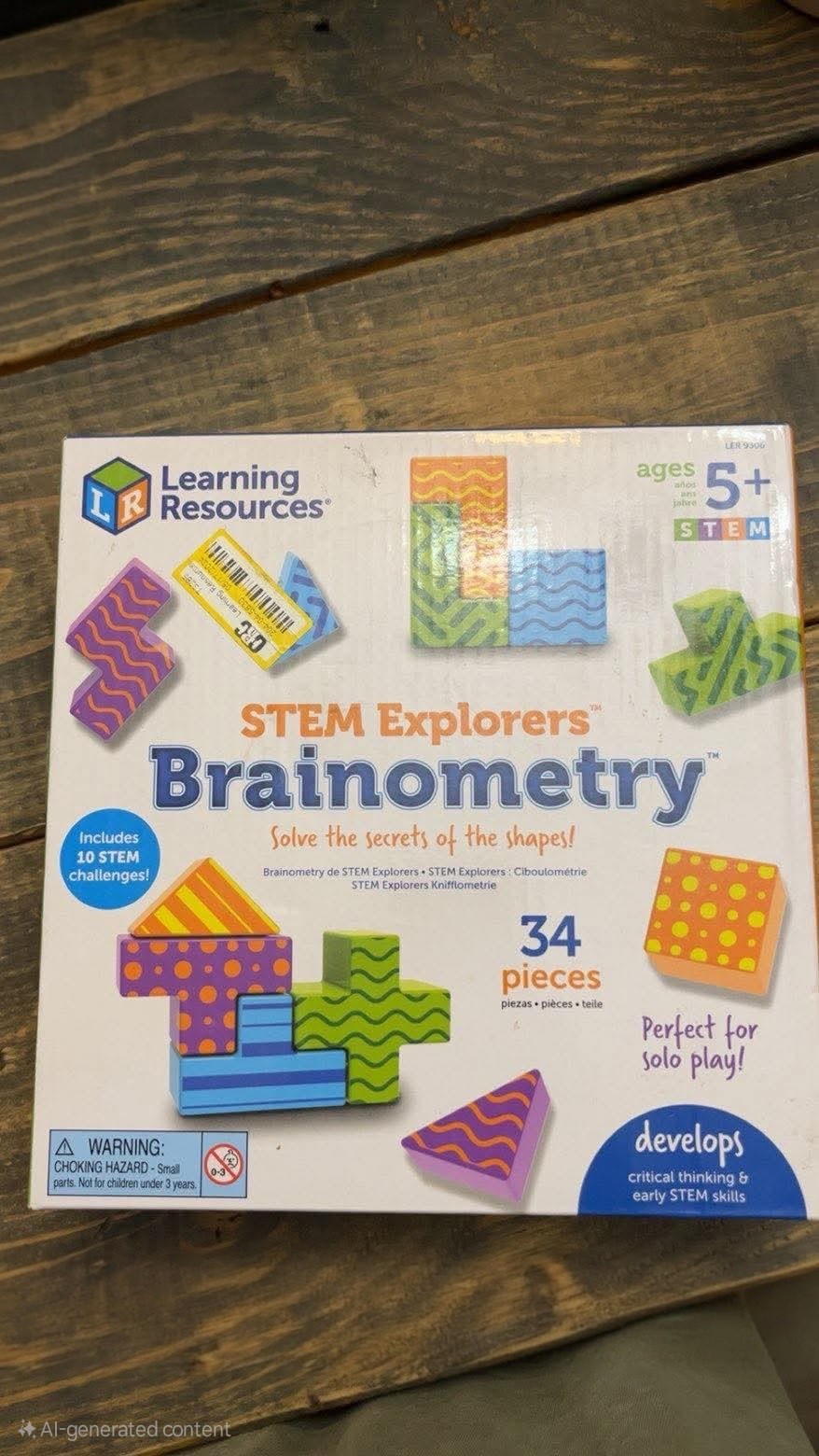 Learning Resources STEM Explorers Brainometry - 34 Pieces, A