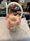 Fenton 2003 Burmese Basket Heirloom Optic Collection Frank and George Fenton
