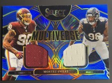 2025 Panini Select Montez Sweat Multiverse Jersey Blue Prizm #MVJ-MST