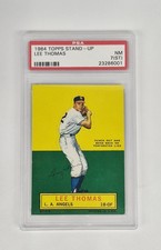 PSA GRADED 7 NR MINT 1964 Topps Stand-Up Lee Thomas Los Angeles ANGELS BASEBALL 