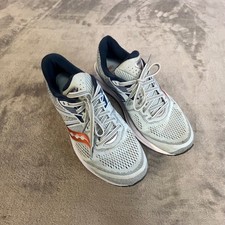 Saucony Omni 19 Running Shoes Womens 9 Blue Silver Athletic Sneakers