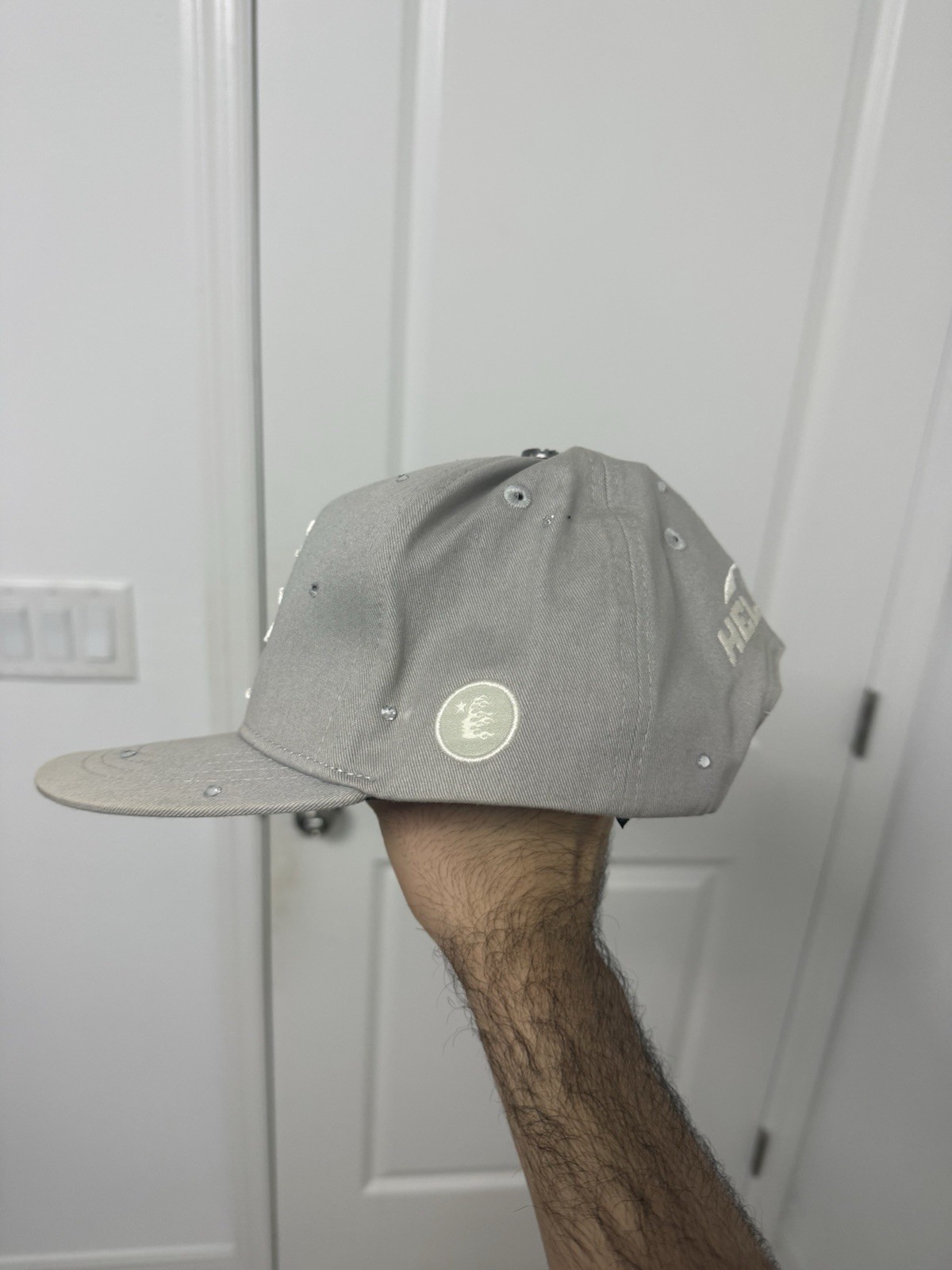 AUTHENTIC OG Hellstar Gray Rhinestone Cap - image 2
