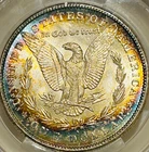 1879 S Morgan Silver Dollar CAC MS64 Beautifully Toned