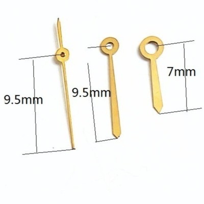 9.5mm Golden Watch Hands for Ronda 785 Movement Watch Part