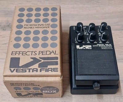 Vestax Vesta Fire Effektpedal MDX Digital Delay mit Modulation 80er Vintage