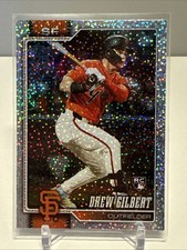 2026 Topps Series 1 Drew Gilbert #155 Rookie Sand Glitter Foil Giants