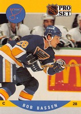 1990-91 Pro Set #520 Bob Bassen
