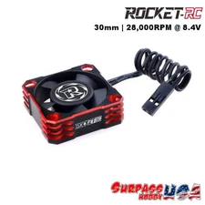 Rocket-RC V2 Red 30mm Aluminum Cooling Fan 28,000RPM