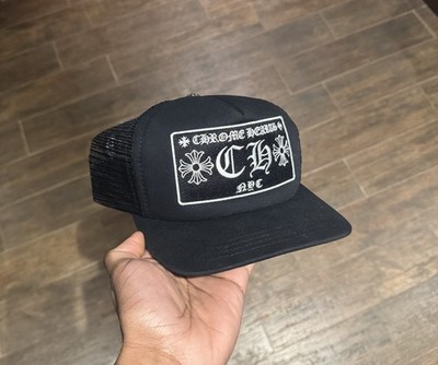 Chrome Hearts NYC Trucker Hat - Black / Adjustable / OSFA / USA / 100% Authentic