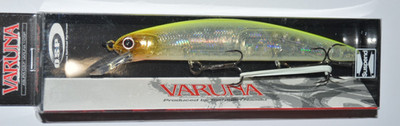 osp osprey varuna 110sp 4 1/3'' 3/5oz bass jerkbait suspending ghost chart back