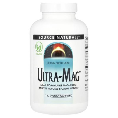 Source Naturals Ultra-Mag 180 Veg Caps Health Support