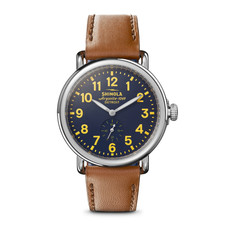Shinola Runwell Watch 41mm Collegiate Blue Di...