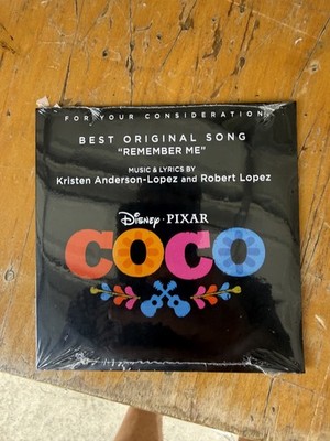 COCO promo CD  Remember Me Song SEALED FYC 2017 Disney Pixar Bratt Lopez  Z16