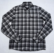 Arcteryx Gryson Shirt Mens Small Plaid Flannel Long Sleeve Snap Button Outdoor