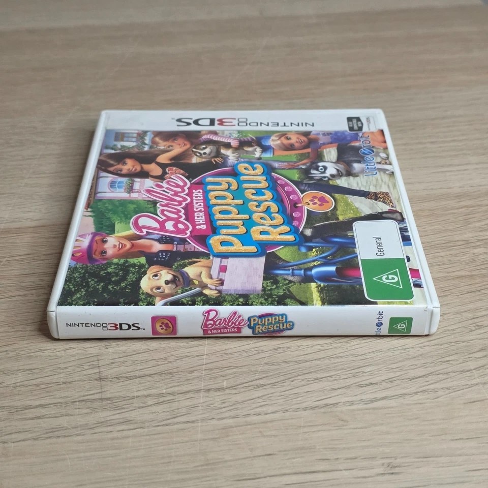Barbie & Her Sisters Puppy Rescue Nintendo 3DS Video Game PAL + Manual 2015 - Image 3 of 4