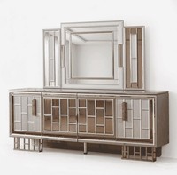 Konsole Moderner Stil Braun Grau Minimalistisch Elegant Funktional