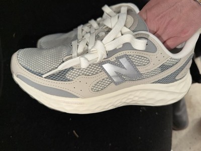 New Balance Fresh Foam Men's Gray White Mesh Comfort Running Sneakers Low Top
