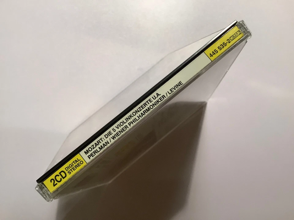 Mozart - The 5 Violin Concertos 2CD 1986 Deutsche Grammophon Classical - Image 4 of 4