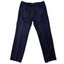 Hugo Boss Haddys Golf Pants Mens Sz 34x33 Navy Blue Reg Fit Performance