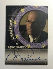 2005 STARGATE SG-1 SEASON 7 ROBERT PICARDO AS AGENT WOOLSEY AUTOGRAPH CARD A43
