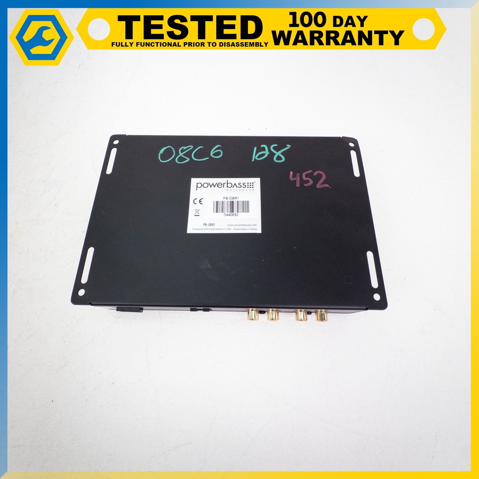 05-13 CHEVROLET CORVETTE C6 POWERBASS PB-DBR1 DIGITAL BASS RESTORATION PROCESSOR