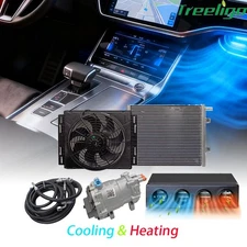 Universal Van Cab Underdash Air Conditioner – 12V Electric with Heating Function