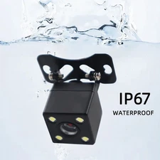 4LED Car Rear View Reverse HD Backup Camera Waterproof Parking Night Vision 170°