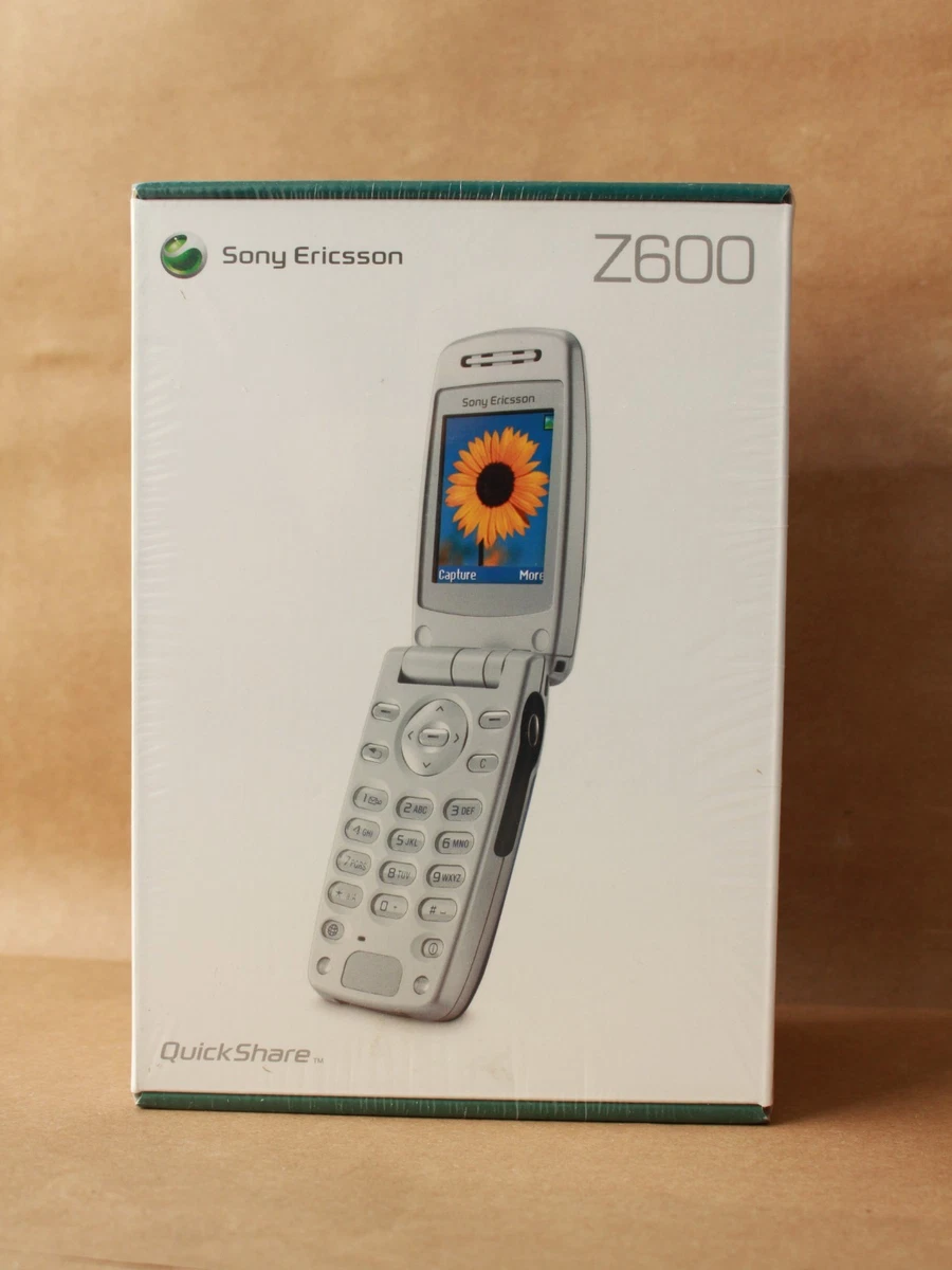 930.Sony Ericsson Z600 Silver-Blue Very Rare - For Collectors - Unlocked - N E W