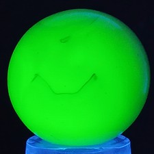 Vintage UV-Reactive Swirl Marble .61 Inches Near-Mint Condition