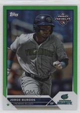 2023 Topps Pro Debut Green Foil 13/99 Jorge Burgos #PD-61 11pj